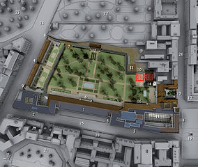 Location of Old and New Chancellery