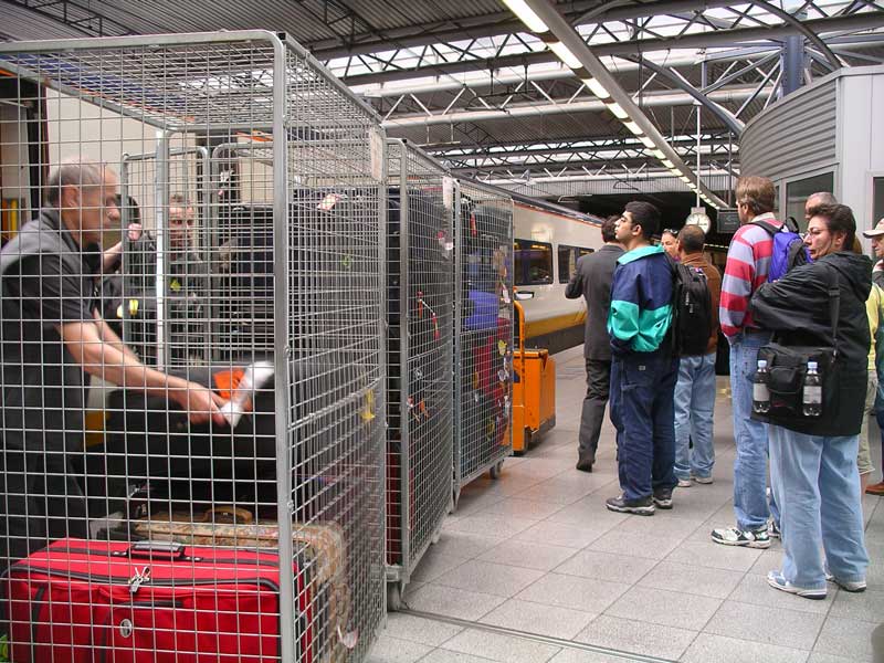 arriving in Belgium